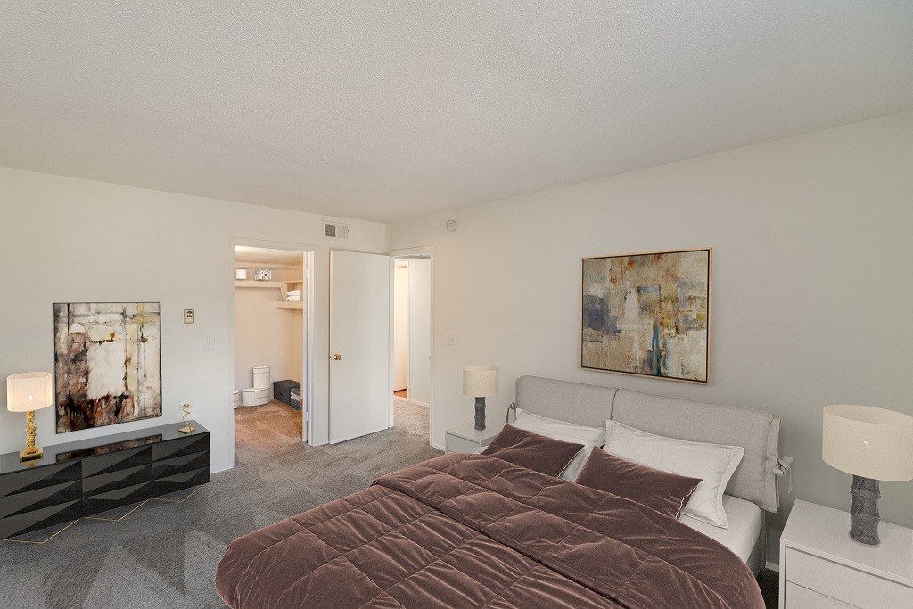 Bedroom With Closet at The Waverly, Belleville, 48111