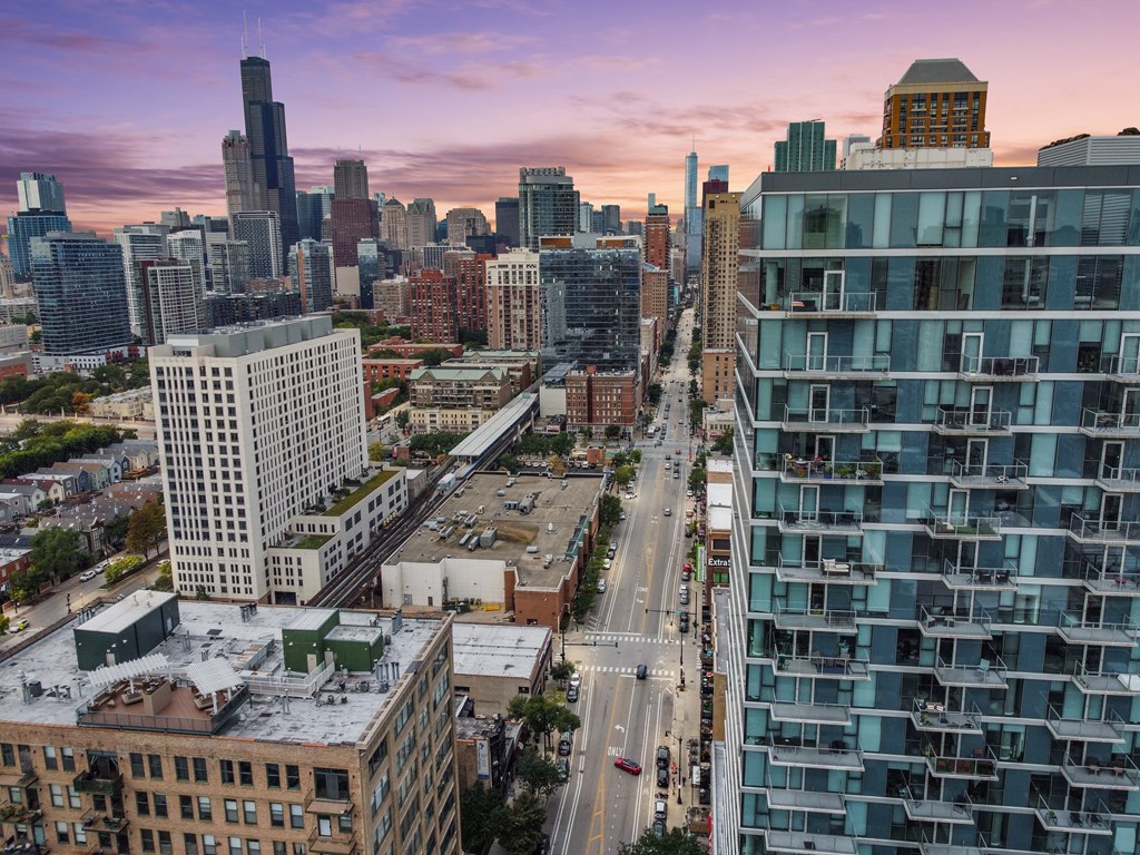 Building Exterior at One 333, Chicago, Illinois