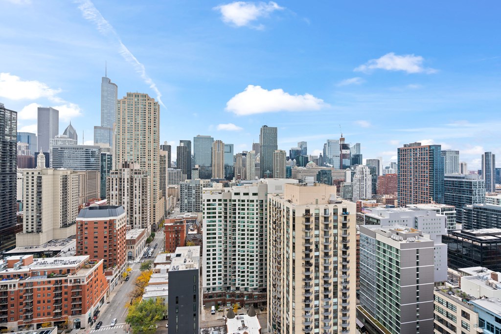 Buildings View at Asbury Plaza, Chicago