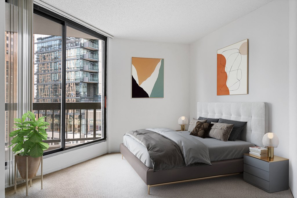 Gorgeous Bedroom at Asbury Plaza, Illinois, 60654