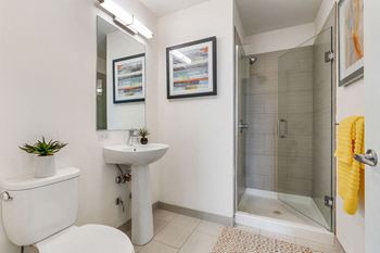 Custom Look Bathroom at One 333, Chicago, Illinois