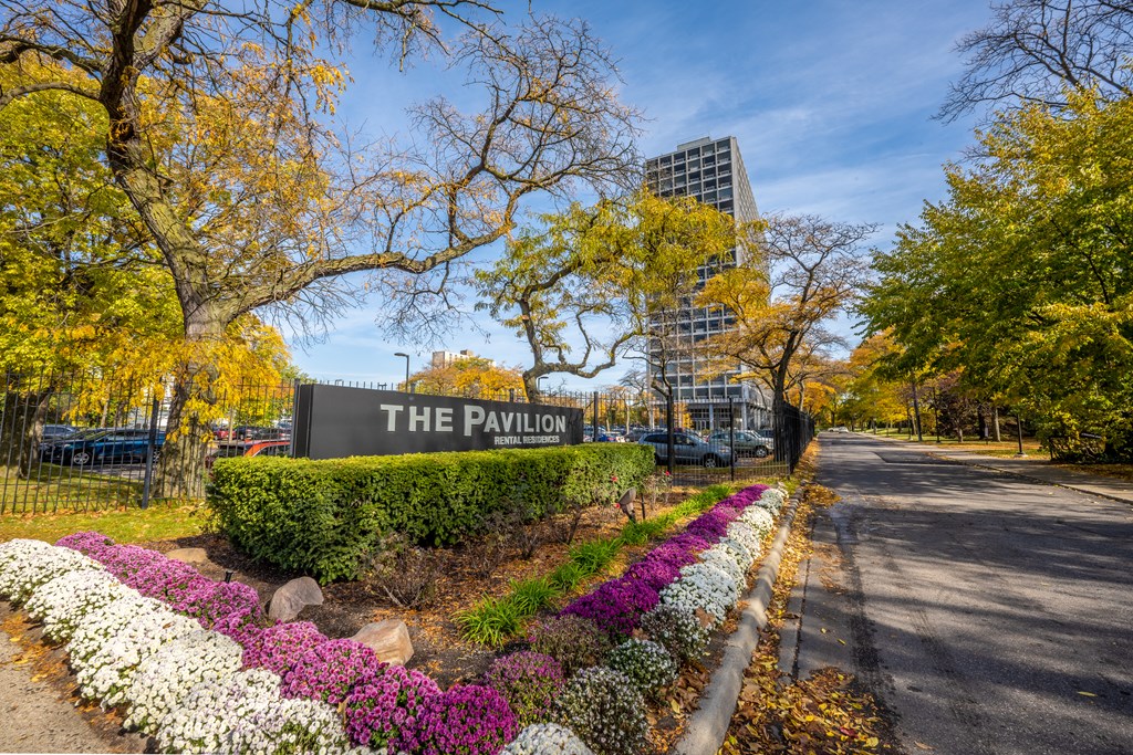 Property Signage at The Pavilion, Michigan, 48207
