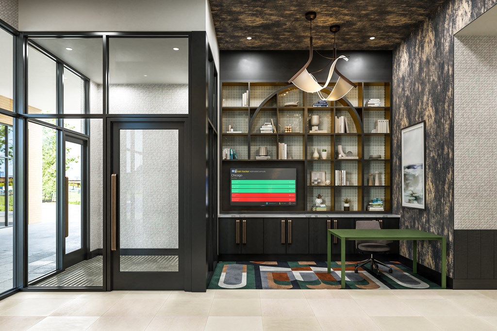 Lobby at 23rd Place Apartments, Illinois