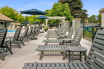 Poolside Sundeck at The Waverly, Belleville