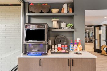 Coffee Machine at The Waverly, Michigan