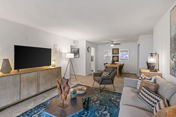 Living Room at The Waverly, Belleville, Michigan, 48111