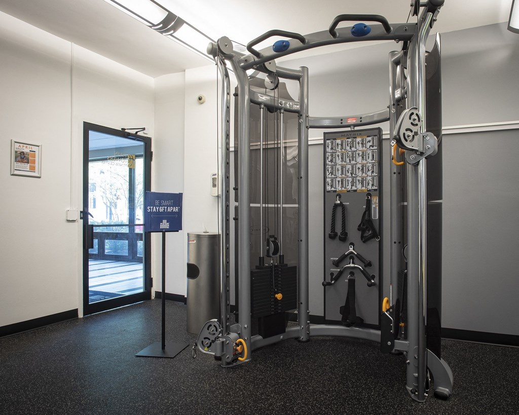Fitness Center With Updated Equipment at Twin Towers, Chicago, Illinois