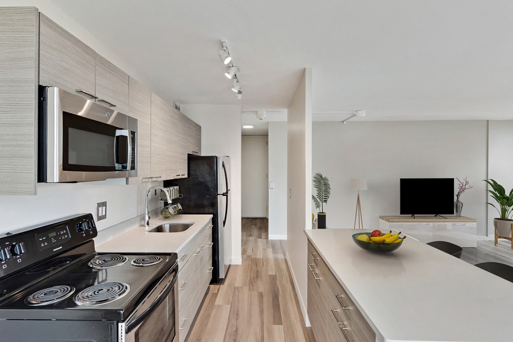 Fully Equipped Kitchen at The Pavilion, Michigan, 48207