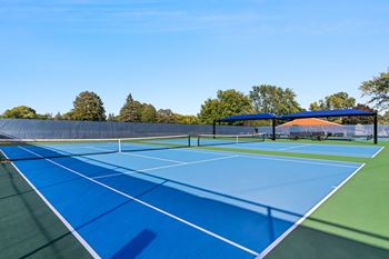 Lighted Tennis Court at The Waverly, Michigan