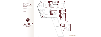 PH01A Floor Planat Cassidy on Canal, Chicago, IL, 60654