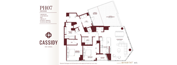 PH07 Floor Plan at Cassidy on Canal, Chicago