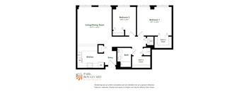 a floor plan of park boulevard apartments