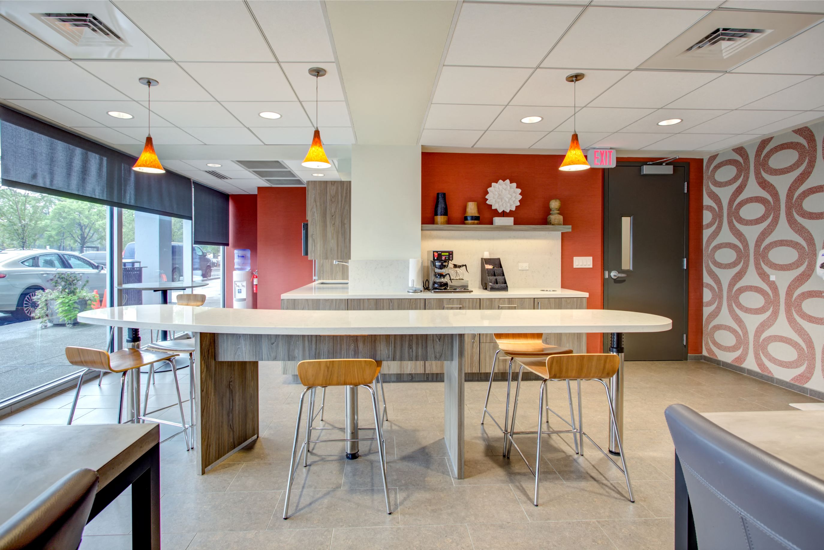 Newly upgraded resident kitchen  at The Pavilion, Detroit, 48207