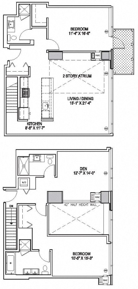Penthouse 9 Floor Plan at One 333, Chicago, IL