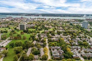 View of Detroit River from The Village of Hyde Park - Photo Gallery 3