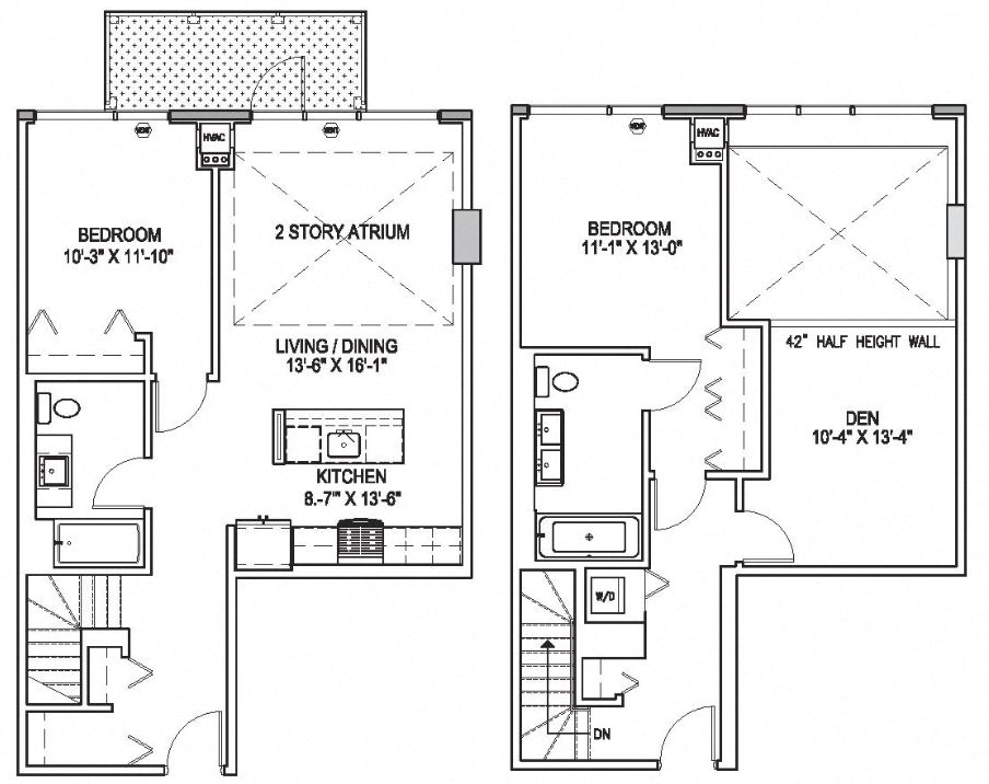 Penthouse 5 Floor Plan at One 333, Illinois, 60605