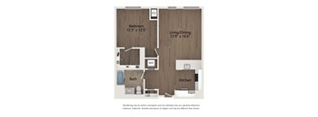 bedrooms floor plan | apartments for rent in brookhaven ga | the mille brook