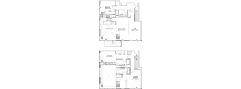 Penthouse 2 Floor Plan at One 333, Chicago, Illinois