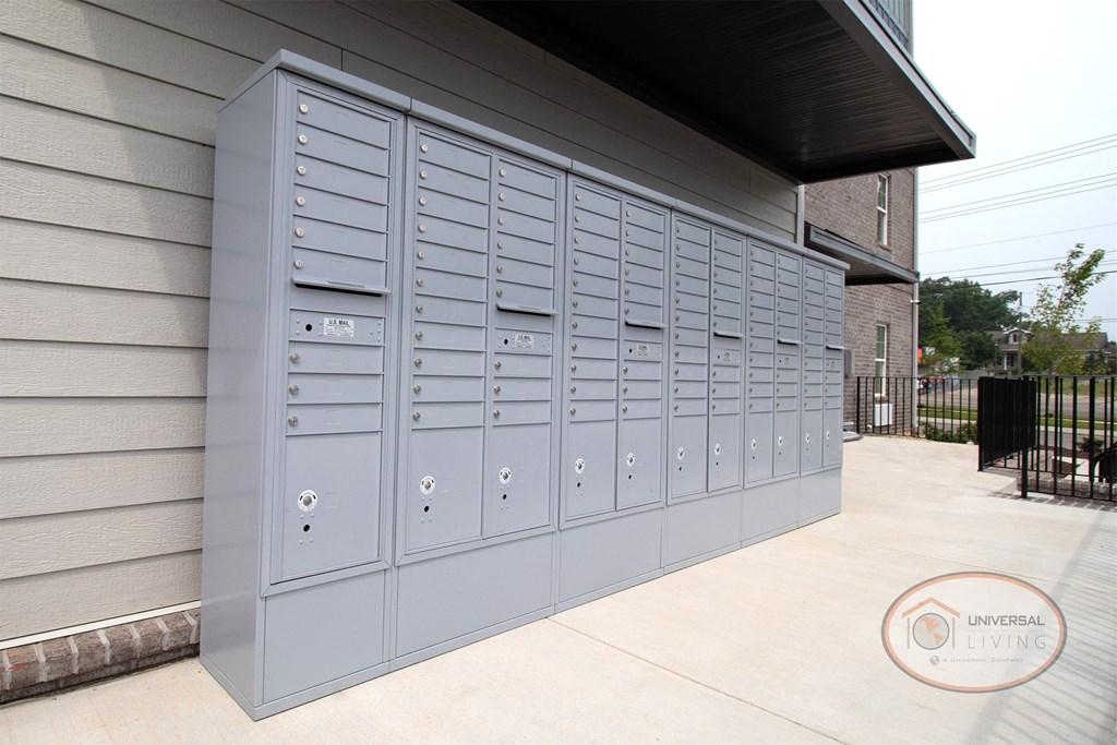 The outdoor Mail Center.