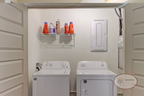 In-unit laundry hookups.