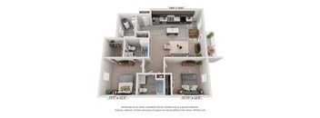 2 Bedroom Second Level