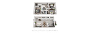 3 Bedroom, 2.5BA Townhome