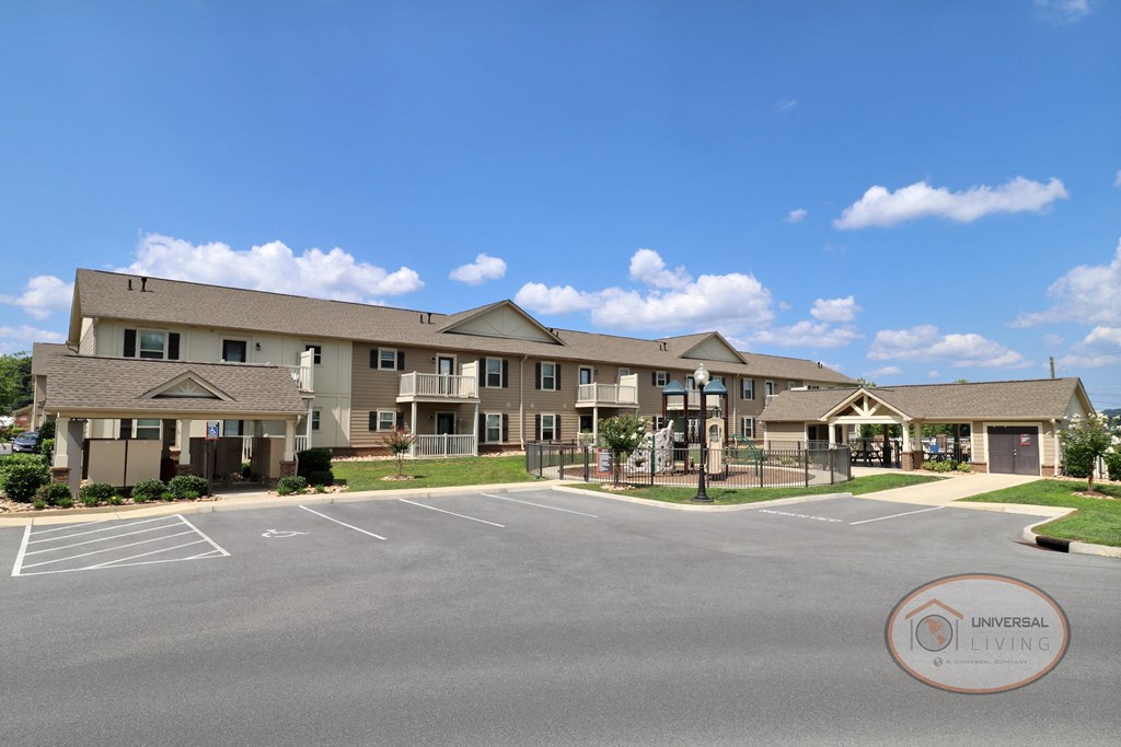 A landscape view of the property.