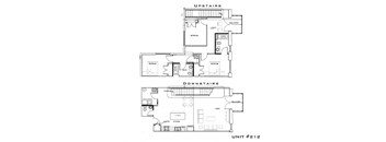 the floor plans for the units