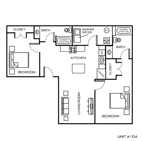 floor plan of an apartment