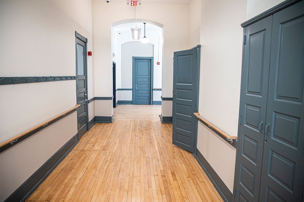 Large Open Hallways with Original Woodwork