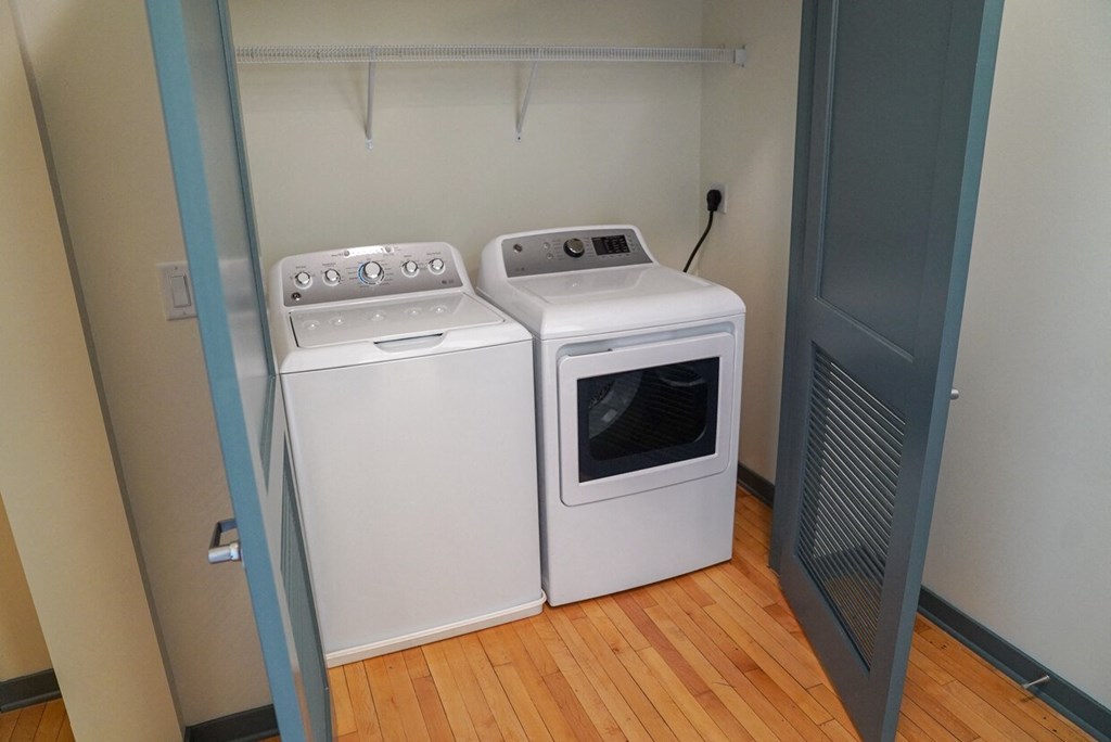 In unit Washer & Dryer- 2 bedroom Units Only