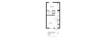 1 Bedroom, 1 Bathroom