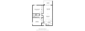 a floor plan of a house