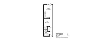 A floor plan for a property at 1530 N. Detroit St.