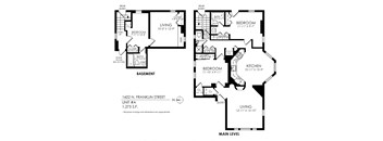 1602 Franklin 3x3 Floor plan