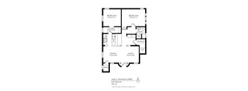 1602 Franklin 2 Bedroom Floor plan