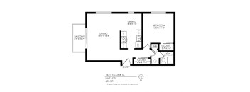 One Bedroom w/ Balcony