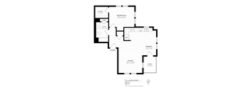 1721 Marion 1 Bedroom Floor Plan