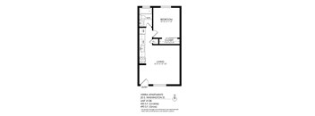 A black and white image of a floor plan for a 108 unit apartment complex.
