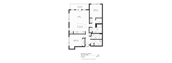 a floor plan of a 1 bedroom floor plan