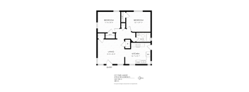 2 Bedroom Floorplan