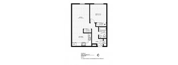 1 Bedroom Floorplan
