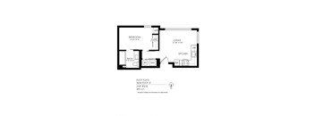 1 Bedroom Floorplan