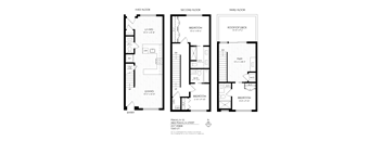 Franklin 10 3 Bedroom 3.5 Bathroom Floorplan