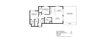 A black and white image of a house floor plan.