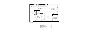 Studio plus den for rent in Denver