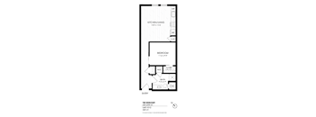A floor plan for a unit at 530 25th St.