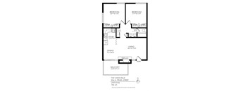a floor plan of a house with an open floor plan