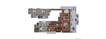 3 bedroom 3 bath apartment for rent in Denver