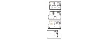 Washington St. Townhomes 2 bedroom floorplan